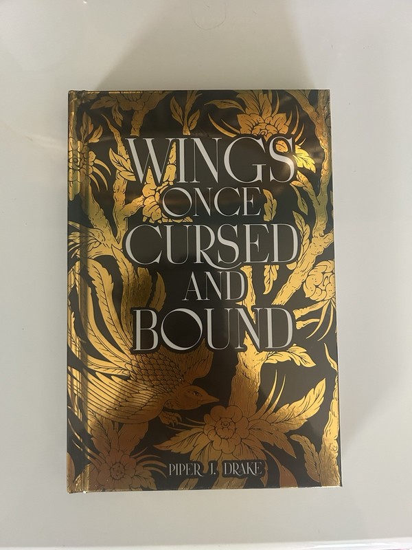 Bookish Box Exclusive Wings Once Cursed and Bound by Piper J. Drake Signed