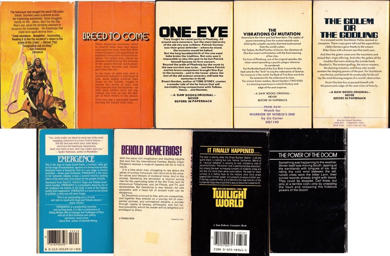 Post-Holocaust 9 book lot Andre Norton, Stuart Gordon, David R. Palmer, Pangborn gallery