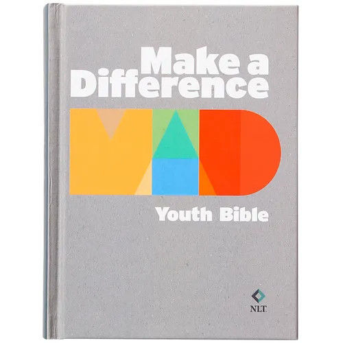 Make a Difference Youth Bible (Nlt) – Hardcover