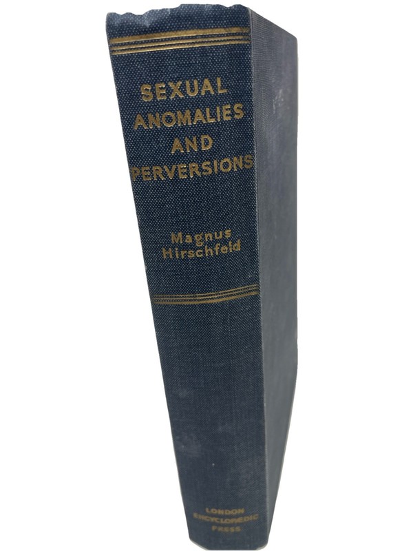 Sexual Anomalies and Perversions Magnus Hirschfeld VTG HC reprint 1966 copy rare