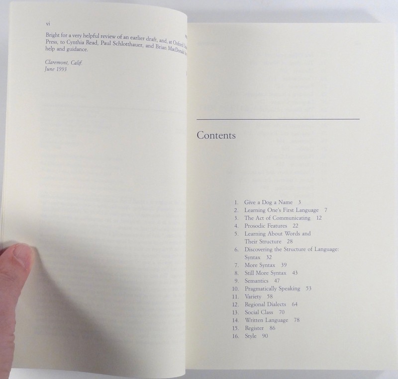 1994 Macaulay THE SOCIAL ART: Language and its Uses LINGUISTICS history STYLE &c gallery