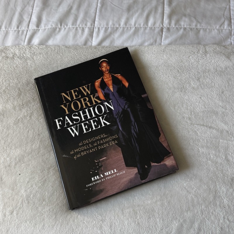 New York Fashion Week hardcover book