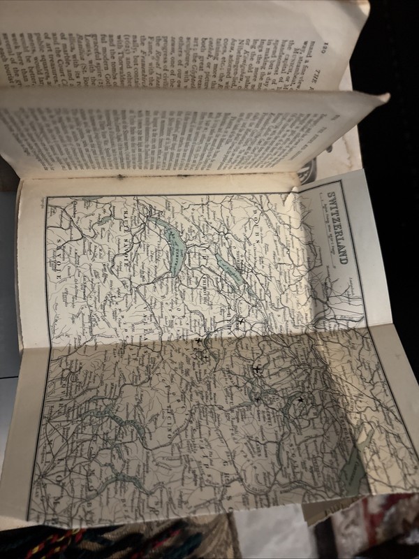1907 VTG Travel Satchel Guide to Europe w/ Fold Out Maps, A "MUST READ" gallery