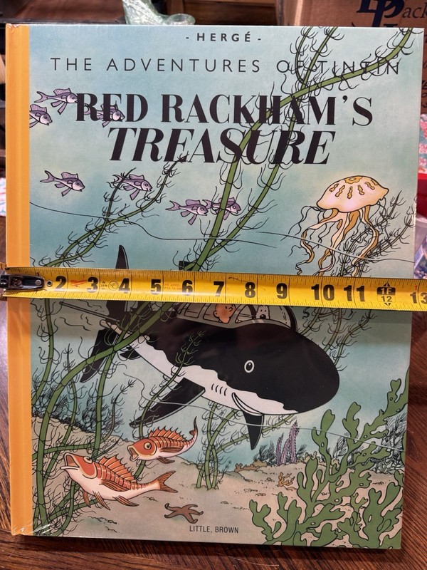 Herge The Adventures of Tintin Red Rackham’s Treasure Giant Facsimile Hardcover gallery