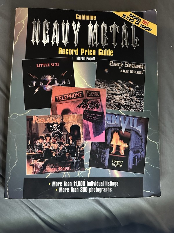 Goldmine Heavy Metal Record Price Guide by Martín Popoff (2000, Trade Paperback)