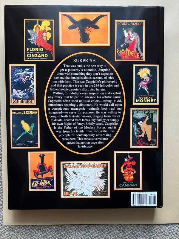 Leonetto Cappiello Posters Book 336 Pages France Artist Used gallery