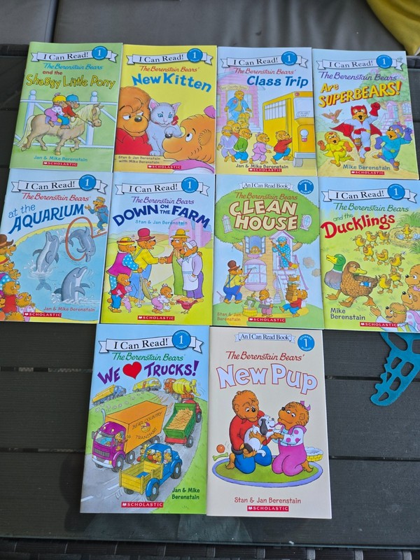 Lot of 10 Berenstain Bears I Can Read! Level 1 Books Jan & Mike Berenstain