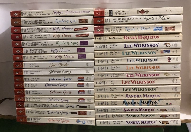 Harlequin Presents Mini Series Lot of 32 By Mixed Authors