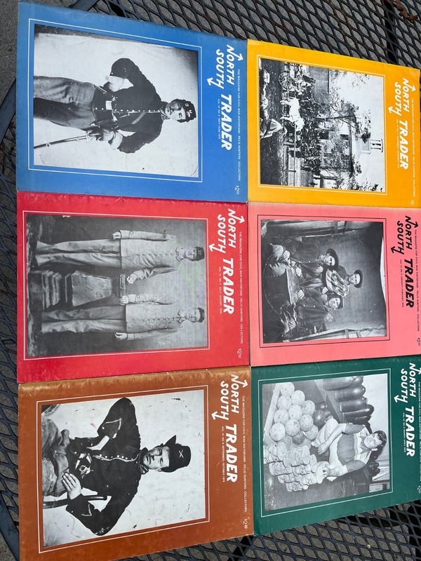 North South Trader’s Civil War Magazine Complete Vol. No. 6 issues in 1-6