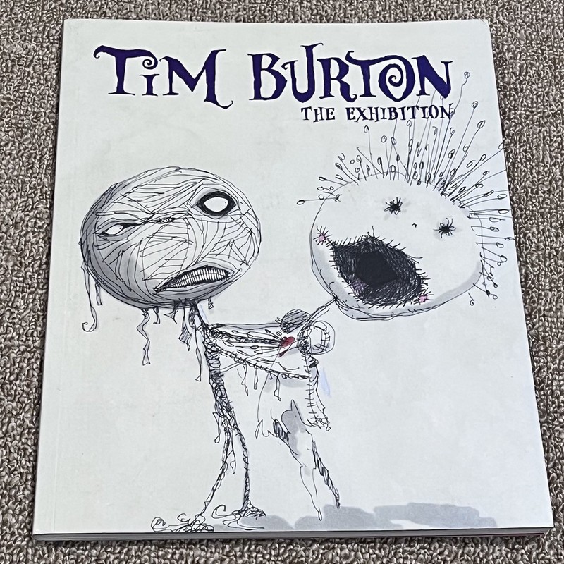 Tim Burton Exhibition Program Souvenir Book Rare Movie Merchandise Memorabilia