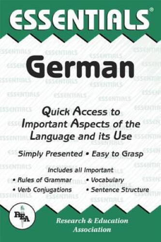 German Essentials (Essentials Study Guides) – Paperback By Thomas, Linda – GOOD