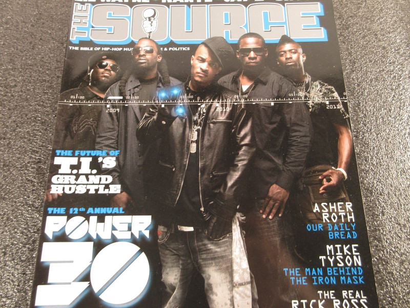 The Source Magazine 232 June July 2009 Rap Hip-Hop 2000s Y2K Kanye Jayz 50 Cent