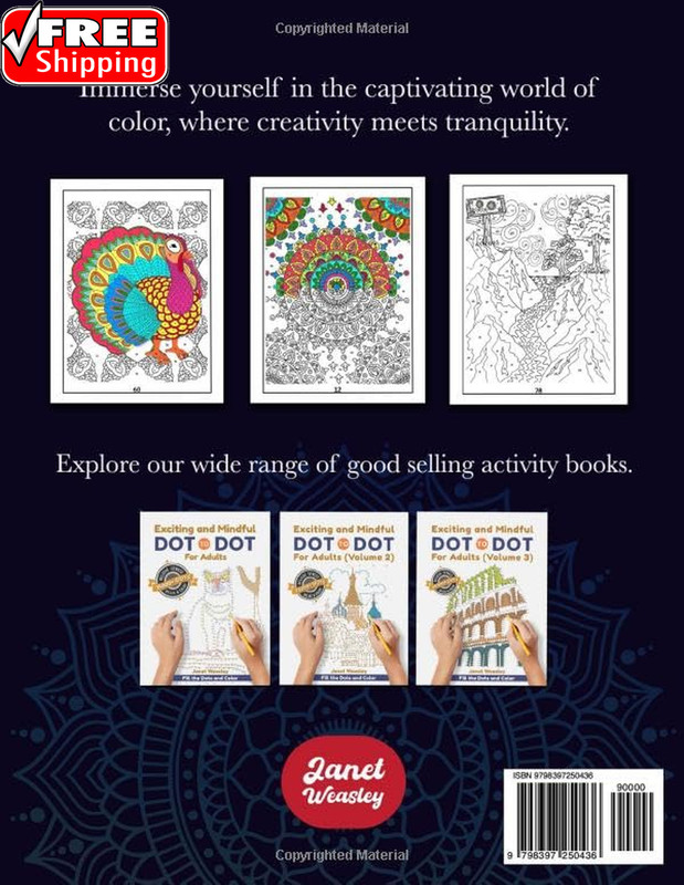 Exciting and Mindful Adult Color by Number Coloring Book for Relaxation: Stress gallery