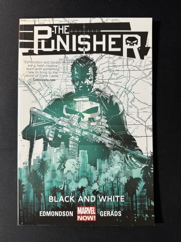 The Punisher Volume 1: Black and White – Paperback By Edmondson, Nathan – GOOD