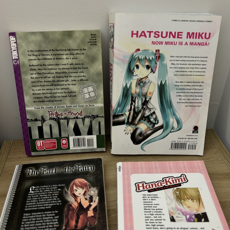 Pet shop of horror, Hatsune mix, Hana kimi, The earl & the fairy Manga Bundle gallery