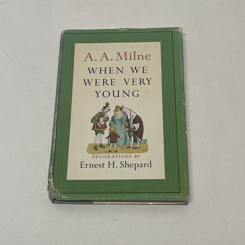 When We Were Very Young by A.A. MILNE, 1961, c1952 HCDJ Ernest H. Shepard