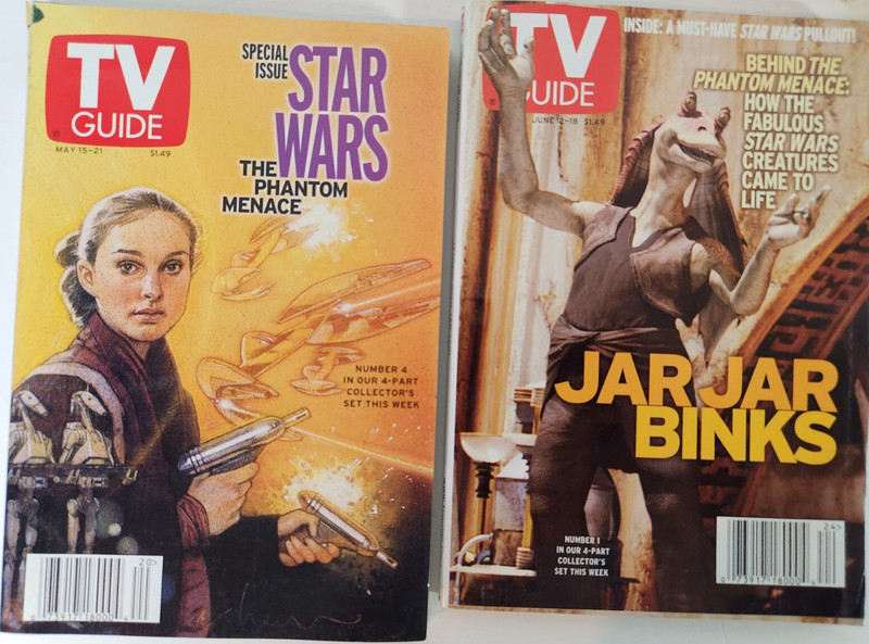 Star Wars Lot Of 10 TV Guide Complete Set Of 8 Plus Time Newsweek gallery