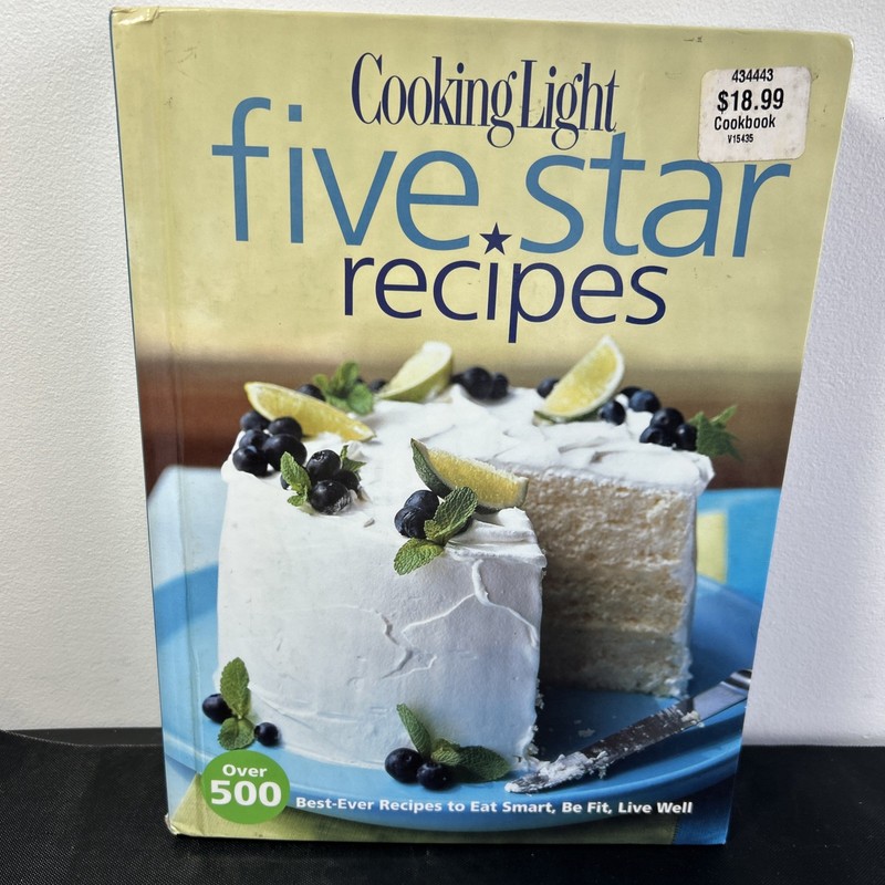 Cooking Light Five Star Recipes HB 2008