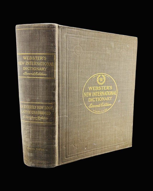 Vtg 1954 Websters New International Dictionary 2nd Edition Merriam 16 lbs 5″