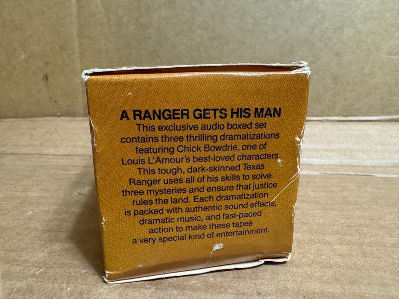 BDD Bantam Doubleday Dell Audio Publishing Louis L’amour 3-Cassette Set ** gallery