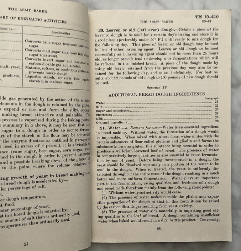 Technical Manual THE ARMY BAKER WWII War Dept TM 10-410 Cookbook JULY 1942 RARE gallery