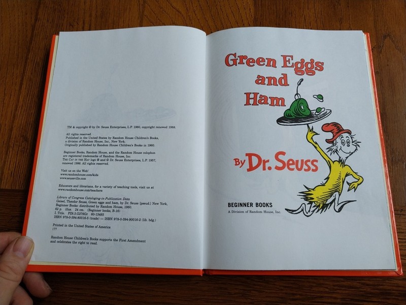 Green Eggs and Ham, And Two Other Books by Seuss, Hardcover, gallery
