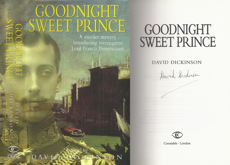 David Dickinson – Goodnight Sweet Prince – Signed – 1st/1st (2002 First Ed DJ)