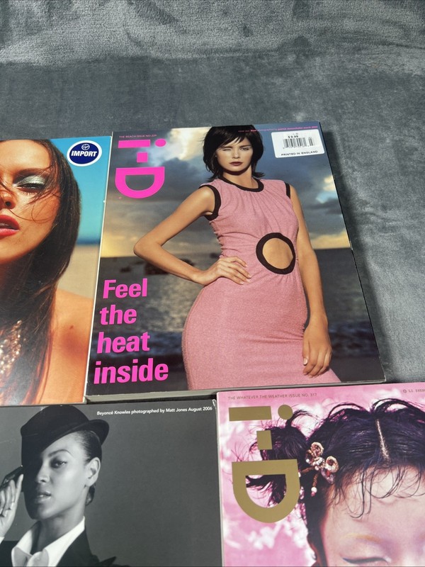 ID Magazine Lot of 5 Beyonce British Fashion Luxury Celebrity Style Y2K RARE VTG gallery