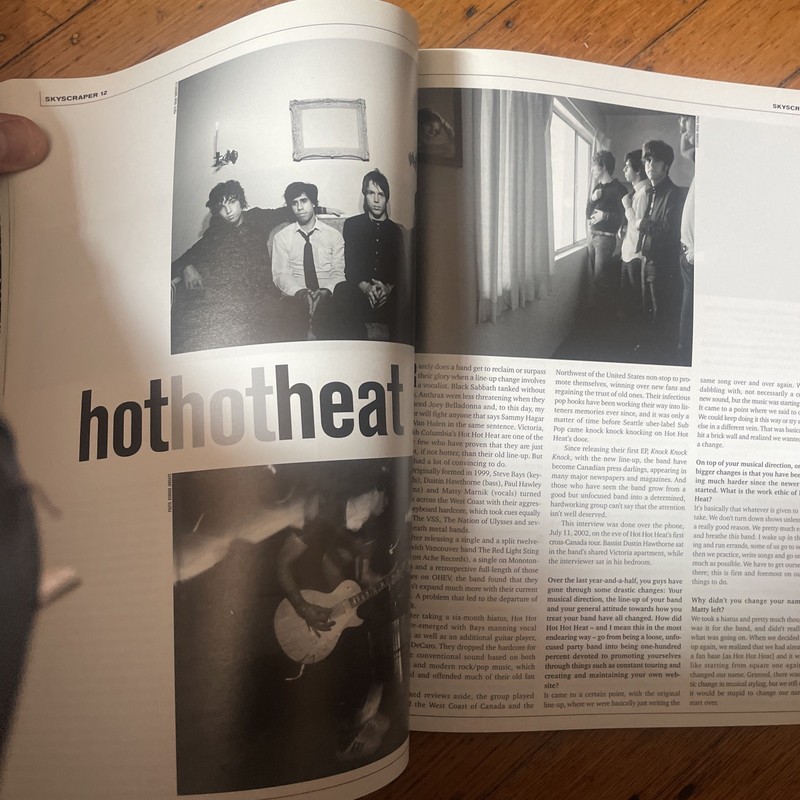 Skyscraper Music Magazine #12 White Stripes Flaming Lips Makers Wilco 2002 gallery