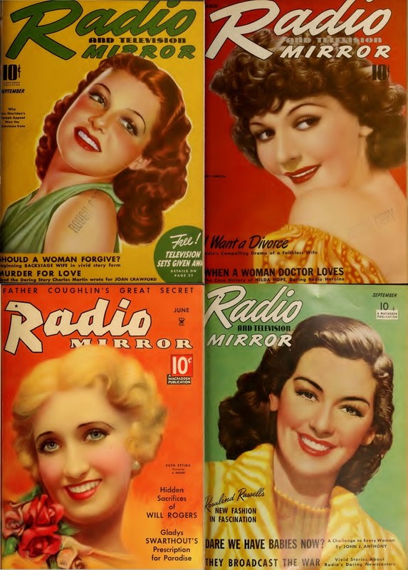 192 Issues of Radio Mirror – TV Radio Cinema Magazine Vol.1 (1933-1949) on DVD