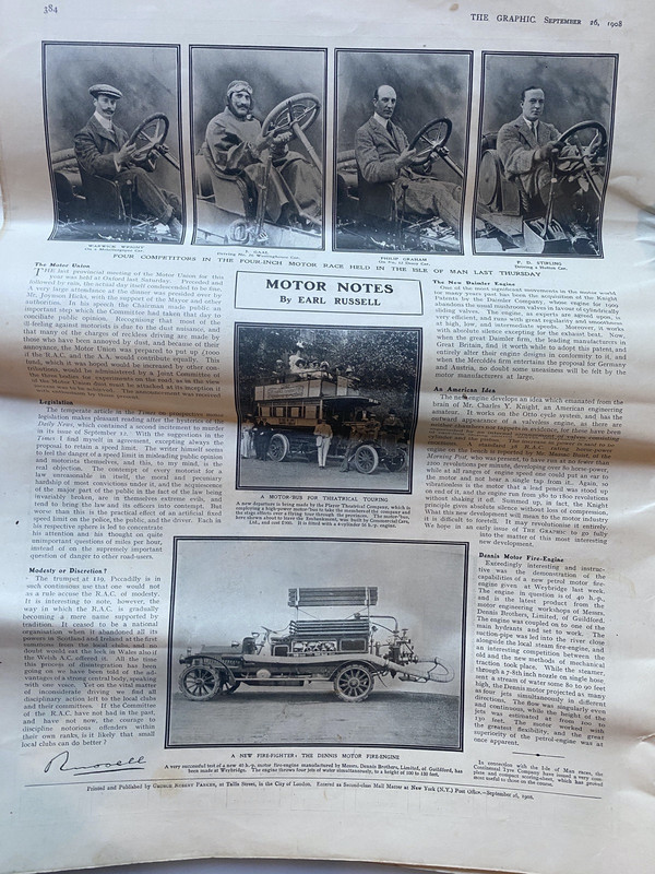 September 26, 1908 THE GRAPHIC Illustrated Weekly Newspaper gallery