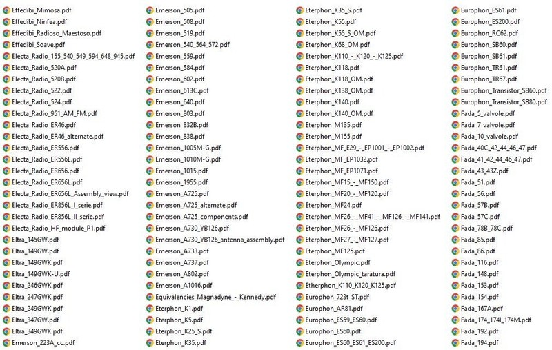 5100+ Vintage Vacuum Tube Radio Schematics And Manuals PDF On USB Flash Drive gallery