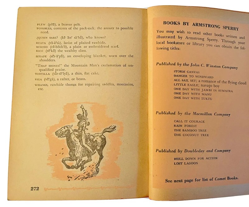 WAGONS WESTWARD ARMSTRONG SPERRY 1948 1ST ED MEXICAN AMER WAR WESTERN PULP PB gallery