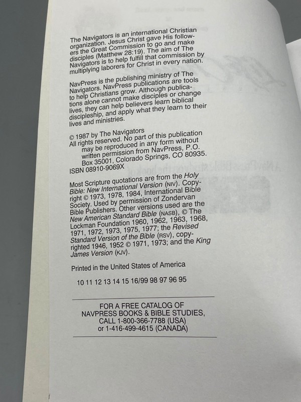 Genesis book Navpress paperback 1987 copyright English 215 pages READ gallery