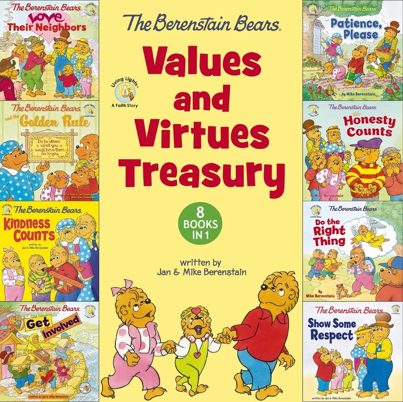 The Berenstain Bears Values and Virtues Treasury: 8 Books in 1 (Berenstain B…
