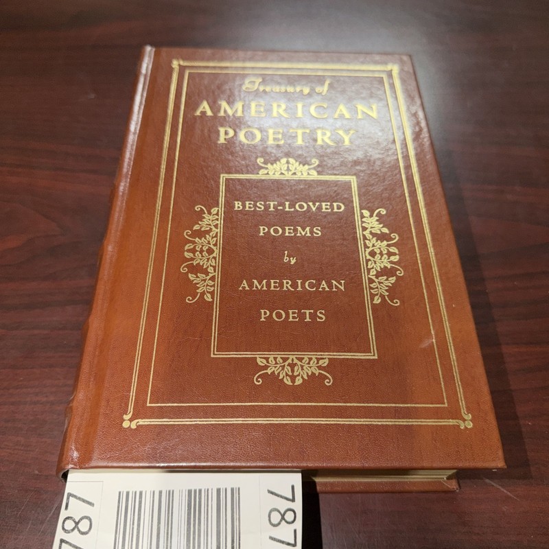 Treasury Of American Poetry Barnes & Nobles Hardcover Faux Leather Gilt Edges