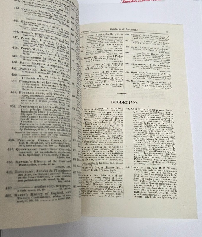 Rare February 1827 Longman Book & Publications Catalog 16 Pages London gallery