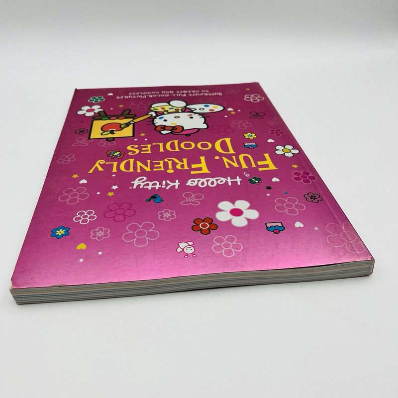 Hello Kitty - Fun, Friendly Doodles Paperback Running Press Sanrio Activity Book gallery