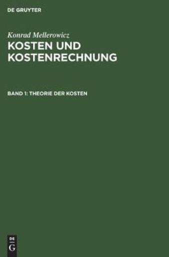 Theorie Der Kosten