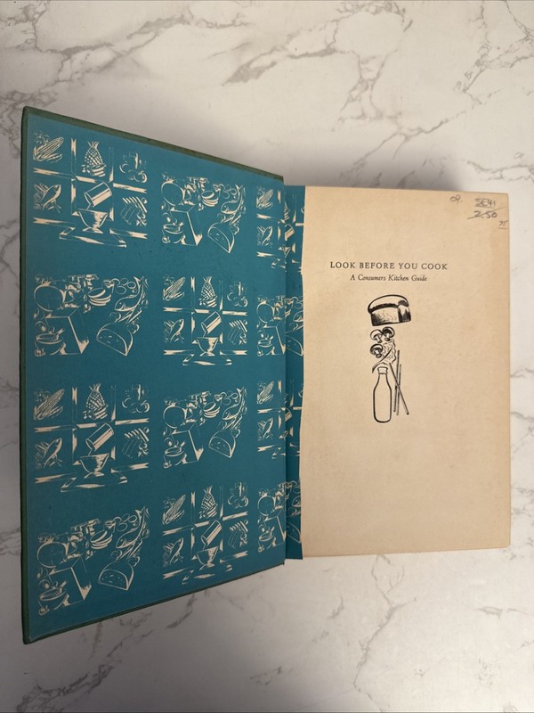 Look Before You Cook By Rose & Bob Brown-1941 Hardcover gallery