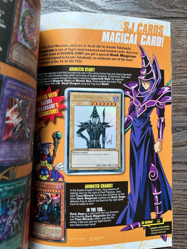 SHONEN JUMP 100th Anniversary Issue W/ Yu-Gi-Oh! Black Magician Card #JUMP-EN049