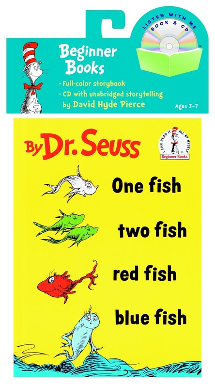 One Fish, Two Fish, Red Fish, Blue Fish Book & CD