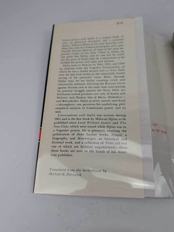 Conversations with Stalin by Milovan Djilas (Hardcover, 1962) First Edition gallery