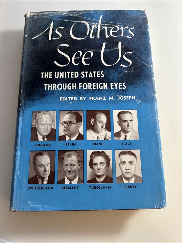 Franz M Joseph / As Others See Us 🇺🇸 Through Foreign Eyes 1960 xlib 2928s