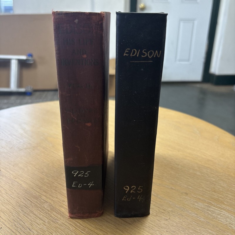 Edison – His Life & Inventions in 2 Vols by Dyer & Martin / 1910 – Harper & Bros