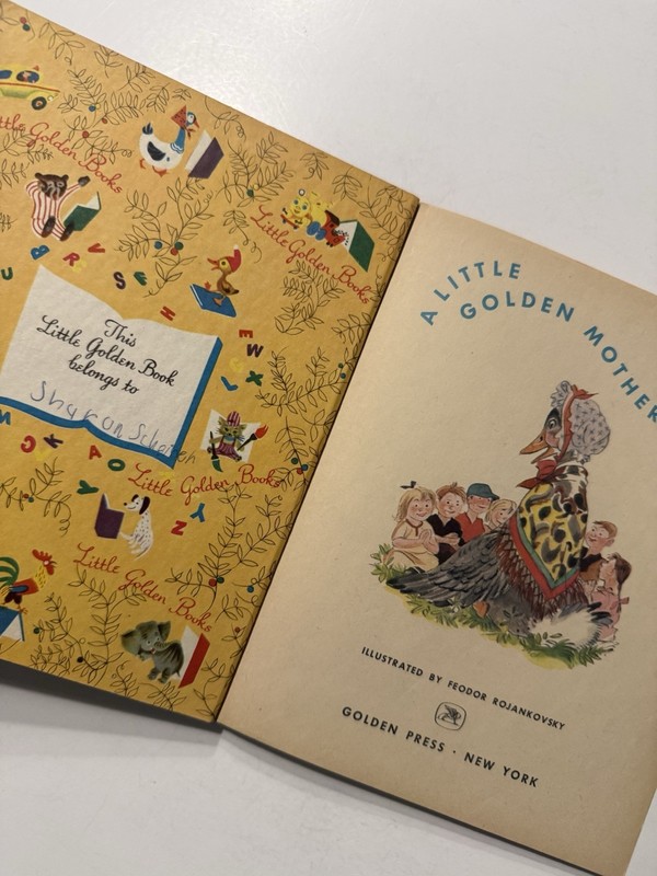 VTG Little Golden Mother Goose Little Golden Book 75 Favorite Rhymes 1957 gallery