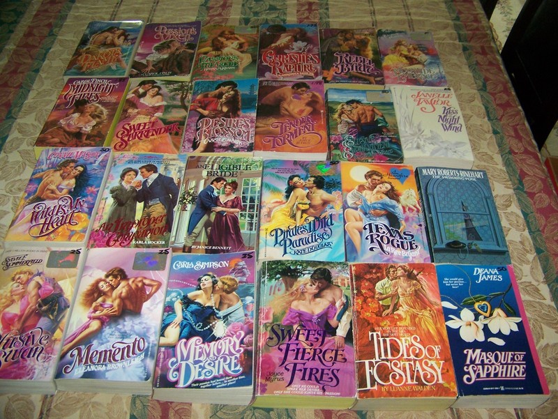 Historical Romance Book Exciting Lot 24 Novels Zebra Mixed Authors Love Drama