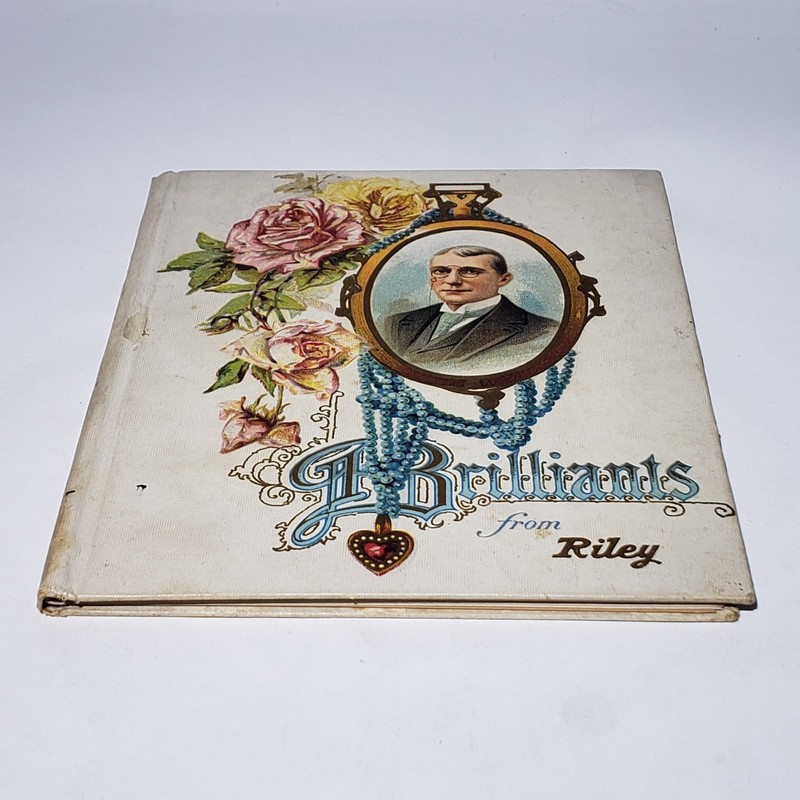 Antique J Brilliants From Riley Illustrated 1911 Poetry Collection Hayes Litho gallery