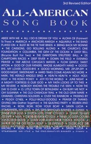 All-American Song Book: Piano/Vocal/Chords – Spiral-bound By Alfred Music – GOOD
