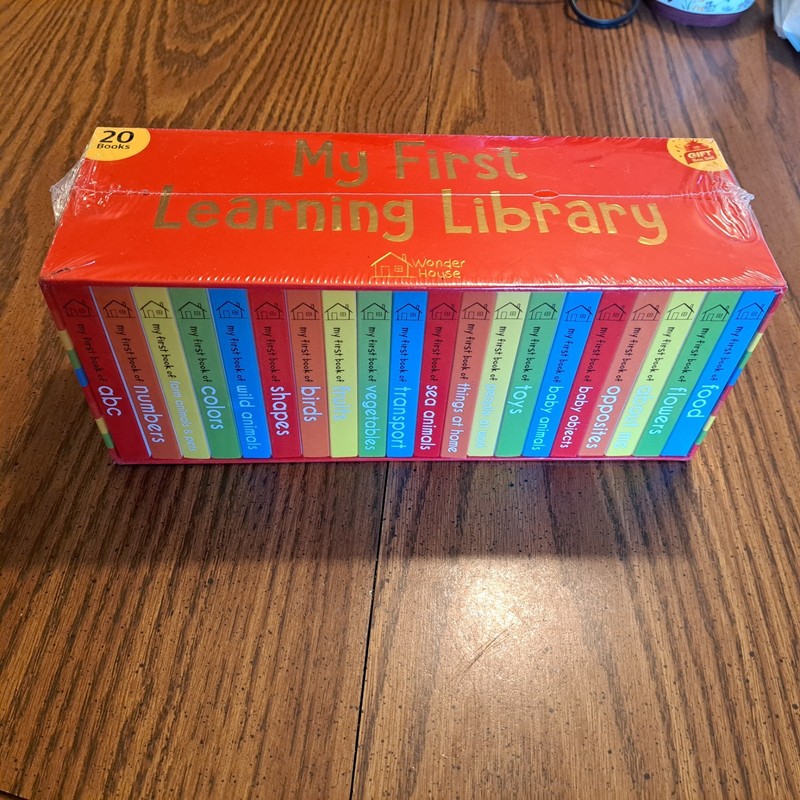 My First Complete Learning Library: Boxset of 20 Board Books Gift Set for Kids